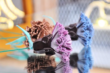 白蠟皮革康乃馨 皮革材料包 刻名 皮革花 永不凋謝 母親節禮物