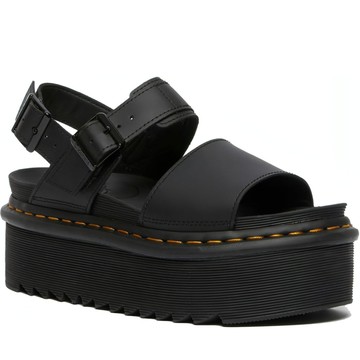 DR. MARTENS VOSS QUAD HYDRO SANDALS 黑色女款鞋子