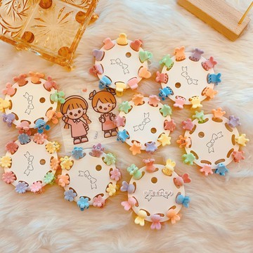 春秋款兒童植絨發夾可愛小女孩發卡子寶寶發飾網紅2022年新款頭飾