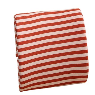 無印風天竺棉舒壓腰靠墊-紅色