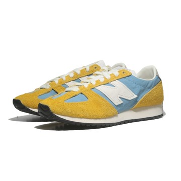 NEW BALANCE 休閒鞋 NB 471 芥末黃 水藍 麂皮 復古鞋 女 U471VBC