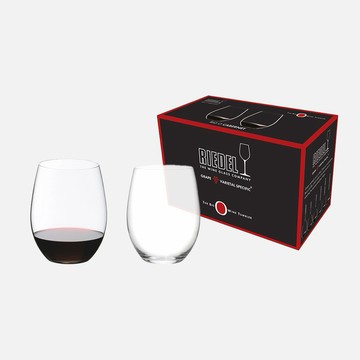 【Riedel】【預購】O Wine Tumbler Cabernet/Merlot 卡本內/梅洛紅酒杯-2入 客製卡片 紅酒杯 水晶酒杯 葡萄酒杯 酒杯組 對杯 無梗杯 果汁杯