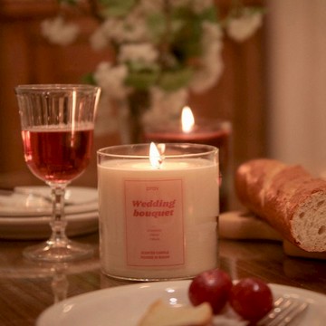 韓國 PRAY 經典天然大豆蠟燭 L 茉莉花薔 480g