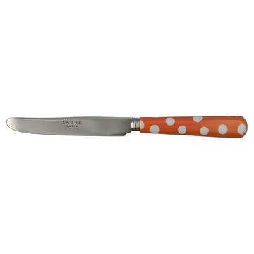 SABRE PARIS 點點玩色 早餐刀 0629-020-0061 17cm  太陽橘  1支