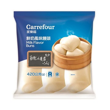 [家速配]家樂福鮮奶風味饅頭420g