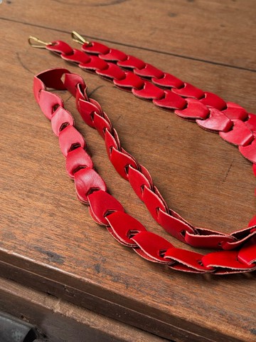 我愛背帶 櫻桃紅 I 可自行變化肩背帶 手拿帶 掛繩 鑰匙圈