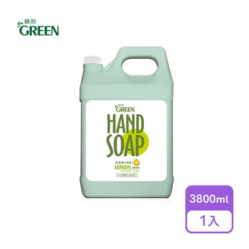 【綠的】植物系潔手慕斯 加侖桶3800ml 檸檬伯爵