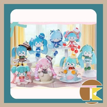 【10月預購】初音未來點心娘磁吸毛絨掛件盲盒公仔 一中盒8入 Q版收藏擺件 愛蛋客