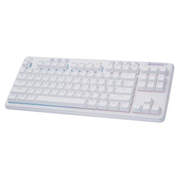 Logitech 羅技 G715 美型炫光機械式無線鍵盤 觸感茶軸  1個  白色系  茶軸