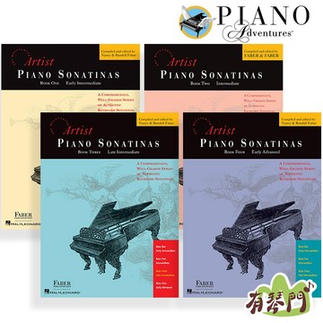 【美國進口】《芬貝爾 鋼琴小奏鳴曲 Piano Sonatinas》 Faber Piano Adventures 琴譜