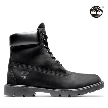 【任選2件38折】Timberland 男款黑色磨砂革6吋靴19039001