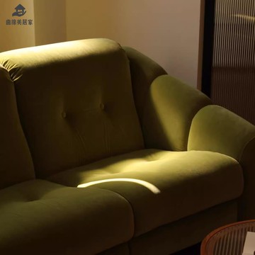 美式極簡 家用客廳雙三人布藝組合簡約 現代小戶型 單人休閑沙發 熱銷qxm9061