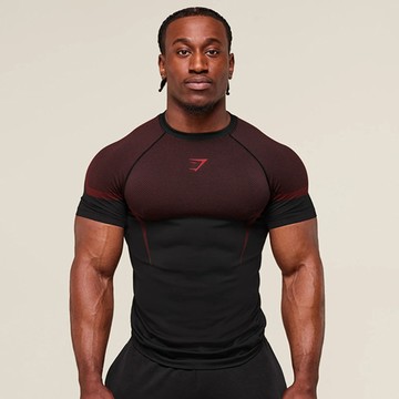 彈力肌肉健身T 男式 戶外 運動 慢跑 Gym 健身房 修身 上衣 50kg-110kg可用 現貨