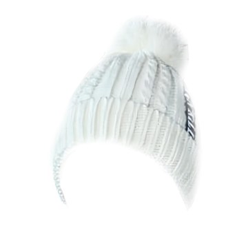 捷華 純色毛線針織毛帽圍脖二件組-白色，柔軟親膚保暖，時尚百搭  1入  均碼