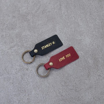 燙金鑰匙圈 客製化 生日禮物  送禮 禮物