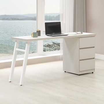 【Homelike】 喜家居120cm三抽造型書桌(2503)