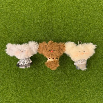 蜜蜂精靈吊飾7cm-毛根扭扭棒手作/髒萌流浪動物園/モールアート