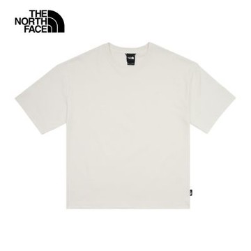 【The North Face 官方旗艦】北面UE男款白色純棉短袖T恤｜885R2P1