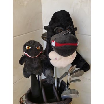 金剛戰怪獸高爾夫球桿套木桿套一號木帽套卡通桿頭套高爾夫配件