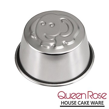 日本霜鳥QueenRose 日本18-8不鏽鋼果凍布丁模(大象)日本製