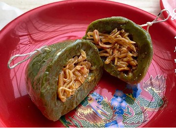 仿真草仔粿造型蠟燭