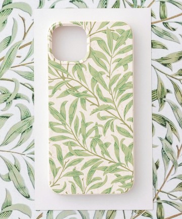 威廉莫里斯設計 iPhone 13 PBAT 生物可分解環保手機殼 翠綠