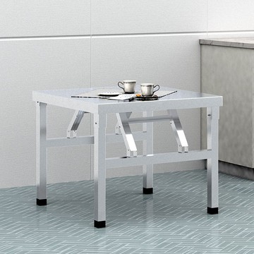 附發票 不銹鋼折疊桌商用家用方桌飯店餐桌夜市戶外便攜桌子擺攤長方形桌