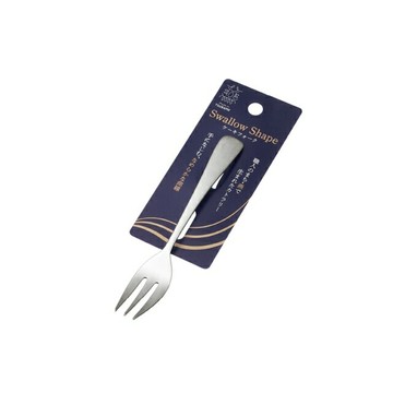 小禮堂 ECHO 不鏽鋼甜點叉子 13.5cm (銀款)