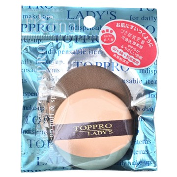 TOPPRO 韓製馬卡龍氣墊粉撲 2個  P-BR  1組