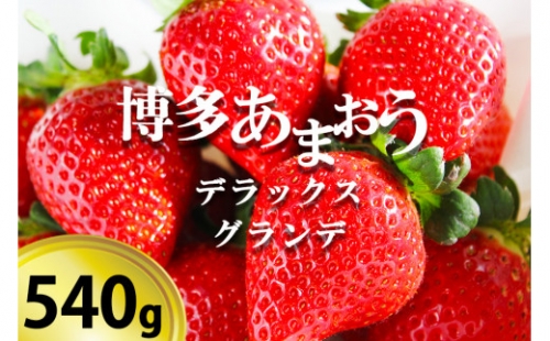 いちごの王様「博多あまおうデラックス＆グランデ」２パック