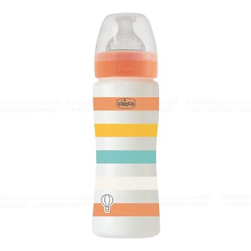 舒適哺乳-舒適哺乳-矽膠PP特大奶瓶330ML(快速流量)-多色