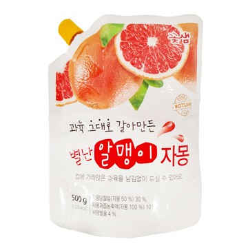 Kotsam 花泉 蜂蜜葡萄柚茶  500g 轉蓋袋裝 韓國原裝進口  1個裝  1包