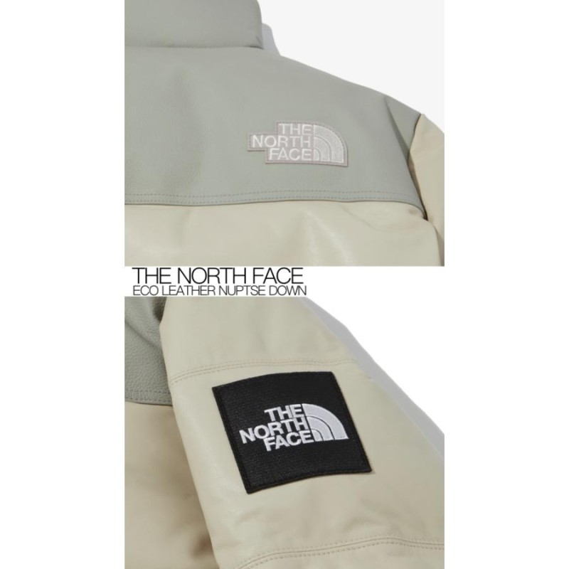 THE NORTH FACE】ECO LEATHER NUPTSE DOWN JACKET エコレザーヌプシ