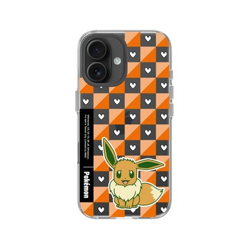 iPhone 16 Clear Case（相機按鈕） 透明 - 寶可夢 Pokemon - 多彩系列-伊布格紋