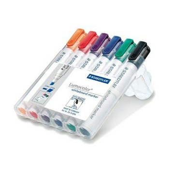 STAEDTLER MS351BWP6 防乾白板筆6色組