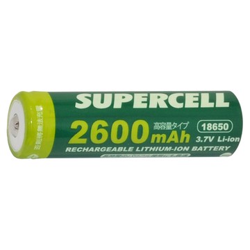 SUPERCELL 超電王 2600mAh鋰充電池 SC-18650B 3.7V  1個  1入