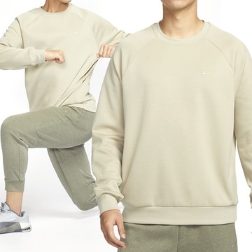 Nike UV Primary LS Crew 男款 卡其色 運動 休閒 大學T 速乾 上衣 長袖 FZ0972-251