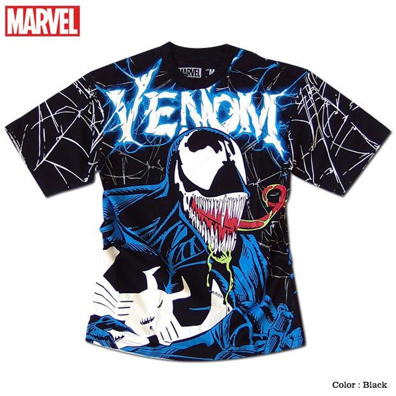 y2k ヴェノム　Tシャツ　ヴィンテージ　フェード　マーベル　marvel 2000's MEXICO/USA製 [MARVEL] 