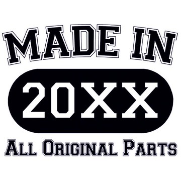 出生年份訂製MADE IN女生短袖T恤-2色 下標後記得在備註告知我們!