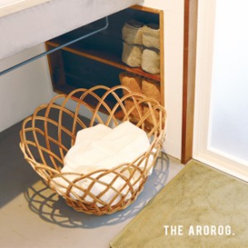 バスケット かご 洗濯カゴ ランドリー アンティーク 籠 アラログ