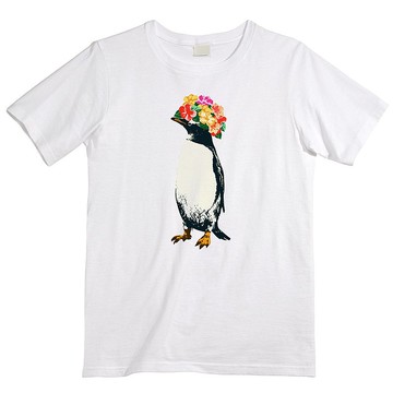 T恤 / flower penguin