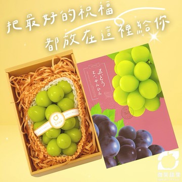 12月射手座生日禮｜送禮首選｜韓國麝香葡萄【微笑甜果】