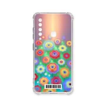 A系列(其他) 殼 TRON 三星 A9 (2018) 炫彩花朵  載具 四角防摔殼 手機殼