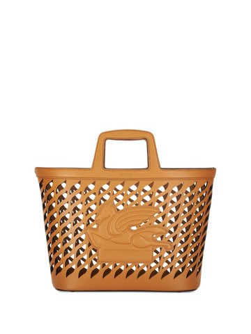 ETRO - medium Coffa leather tote bag - women - CALFSKIN/CALFSKIN - One Size - Brown