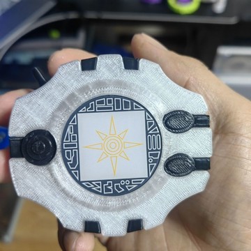 ✨小象優選✨數碼寶貝徽章磁吸小夜燈數碼寶貝發光冰箱貼定製動漫冰箱貼二次元