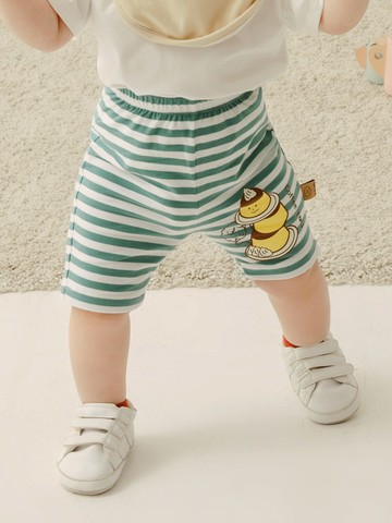 咖啡廳家族．可愛角色印花純棉寶寶短褲