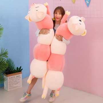 特惠🚀🚀✨可愛豬公仔 毛絨玩具 床上睡覺夾腿抱枕 女生布娃娃 小豬玩偶 抱抱熊 抱抱豬