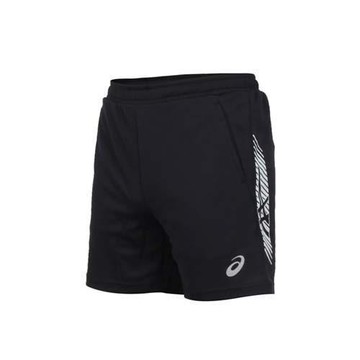 ASICS 男長版排球短褲- 運動 反光 亞瑟士 五分褲 針織 台灣製
