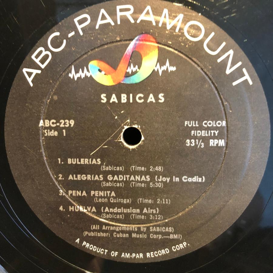 Sabicas   Gypsy Flamenco LP ABC-Paramount
