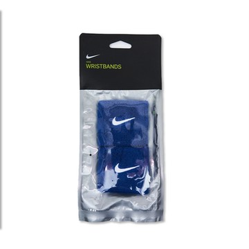 Nike Swoosh 藍色 吸汗 棉質 舒適 穿搭 護腕 造型 訓練 運動 毛巾布 腕帶 NNN0440-2OS